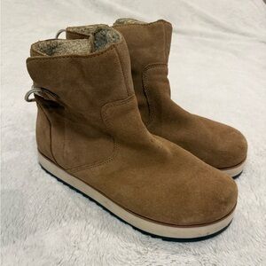 Merrell Juno Bluff Polar Waterproof Boots Camel Brown Size 10.5